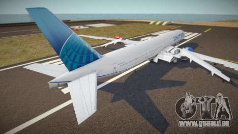 Boeing 777-300ER (United Airlines) pour GTA San Andreas