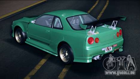 Nissan Skyline GT-R V-Spec R34 02 v1 pour GTA Vice City