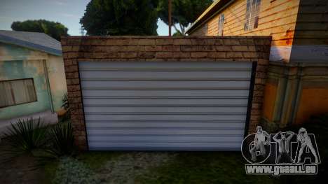 New Garage In HD For CJs House für GTA San Andreas