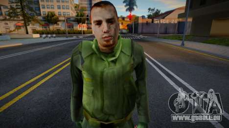 Conscript Beta skin from Half-Life 2 pour GTA San Andreas