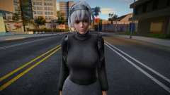 Fiona Cosplay: Shirogane Noel Casual [With Bag] für GTA San Andreas