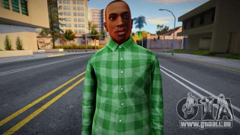 GTA V CJ HD Groove Steet Clothes pour GTA San Andreas