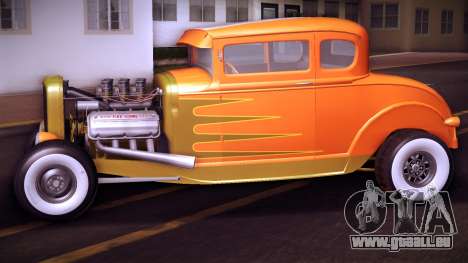 1931 Ford Model A Coupe Hot Rod Stripes V2 pour GTA Vice City