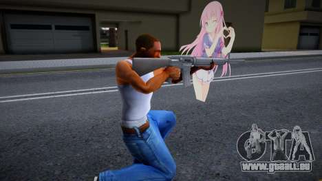 Ai Fuyuumi Waifu-Gun M16A4 Assistant pour GTA San Andreas