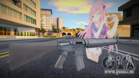 Ai Fuyuumi Waifu-Gun M16A4 Assistant für GTA San Andreas