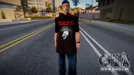 Fashionista en T-shirt pour GTA San Andreas