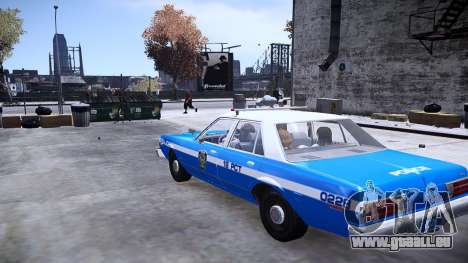 Dodge Aspen 1979 NY Polizeibehörde für GTA 4