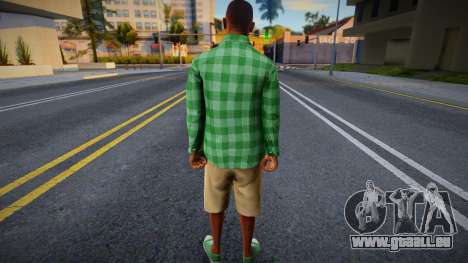 GTA V CJ HD Groove Steet Clothes pour GTA San Andreas