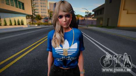 DOAXVV Amy - Fashion Casual V1 Adidas Denim Shor für GTA San Andreas