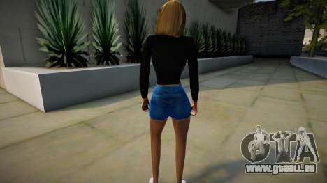 Girl in shorts für GTA San Andreas