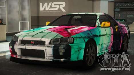 Nissan Skyline R34 GT V-Spec S11 für GTA 4