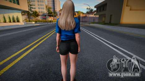 DOAXVV Amy - Fashion Casual V1 Adidas Denim Shor für GTA San Andreas