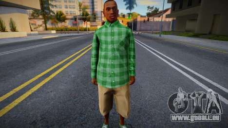 GTA V CJ HD Groove Steet Clothes für GTA San Andreas
