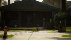 Realistic Living Of Grove Street (Green Vehicles pour GTA San Andreas Definitive Edition