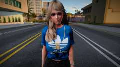 DOAXVV Amy - Fashion Casual V1 Adidas Denim Shor pour GTA San Andreas