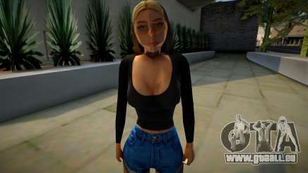 Girl in shorts für GTA San Andreas