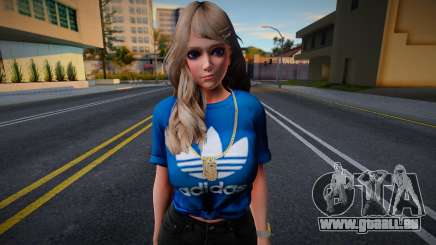 DOAXVV Amy - Fashion Casual V1 Adidas Denim Shor pour GTA San Andreas