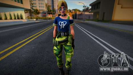 Army Girl - Creative Destruction pour GTA San Andreas