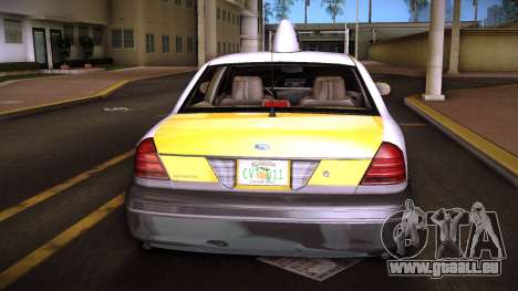 2003 Ford Crown Victoria Taxi pour GTA Vice City