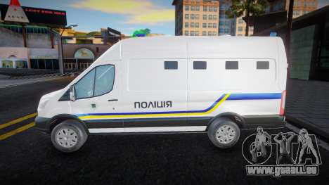 Ford Transit 2018 - Police Ukraine pour GTA San Andreas