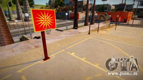 Macedonian Basketball Backboard für GTA San Andreas