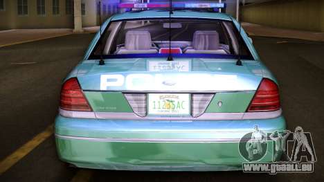 2003 Ford Crown Victoria Taxi Police für GTA Vice City