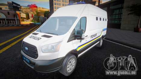 Ford Transit 2018 - Police Ukraine pour GTA San Andreas