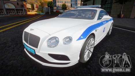 Bentley Continental GT 2 Polizei für GTA San Andreas