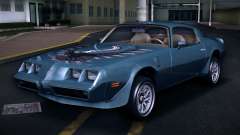 Pontiac Firebird Trans Am Turbo 80 pour GTA Vice City