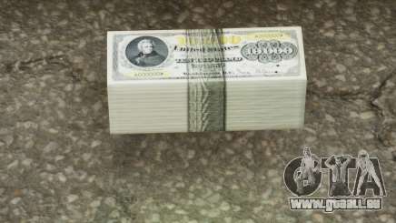Realistic Banknote Dollar 10000 für GTA San Andreas Definitive Edition