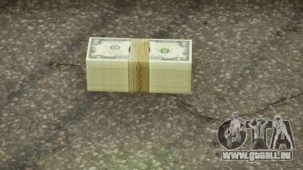 Realistic Banknote Dollar 2 für GTA San Andreas Definitive Edition