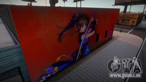 Rin Shibuya - Blossoming Blue Storm (Mural) für GTA San Andreas