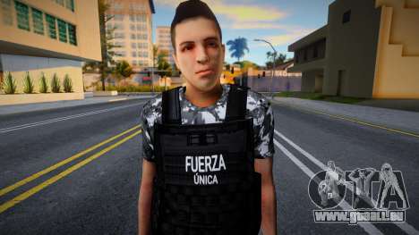 Soldat aus Fuerza Única Jalisco v2 für GTA San Andreas