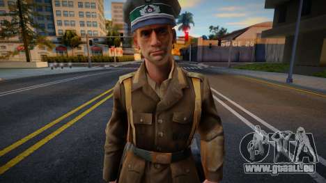 Deutscher Offizier (Afrika) aus Call of Duty 2 für GTA San Andreas