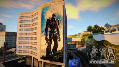 Optimus Prime Transformers 5 Billboard für GTA San Andreas