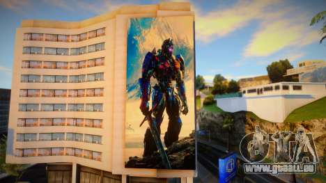 Optimus Prime Transformers 5 Billboard für GTA San Andreas