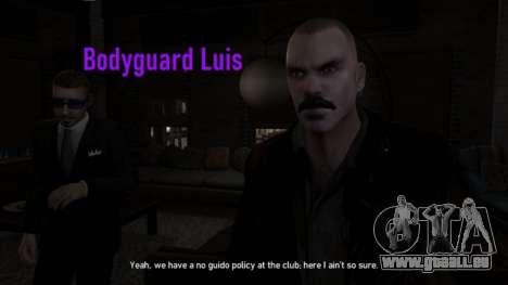 Bodyguard Luis pour GTA 4