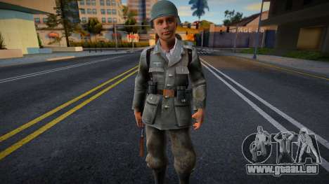 Deutscher Soldat V2 (Normandie) aus Call of Duty für GTA San Andreas