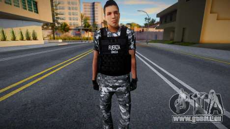 Soldat aus Fuerza Única Jalisco v2 für GTA San Andreas
