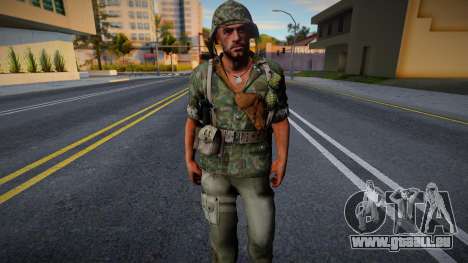 Soldat américain de CoD WaW v11 pour GTA San Andreas
