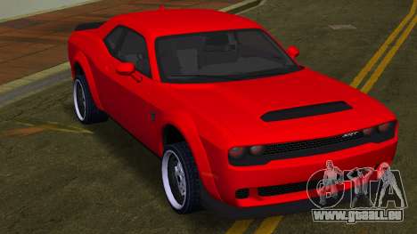 Dodge Challenger SRT Demon 17 pour GTA Vice City