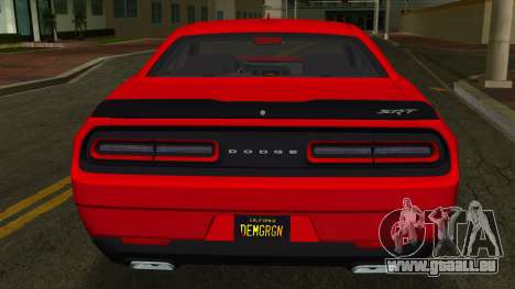 Dodge Challenger SRT Demon 17 für GTA Vice City