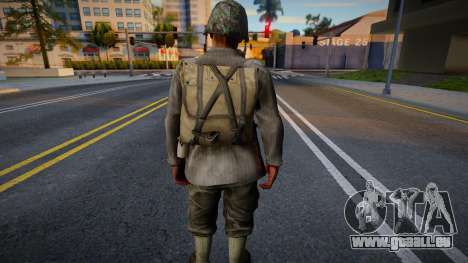 Soldat américain de CoD WaW v4 pour GTA San Andreas