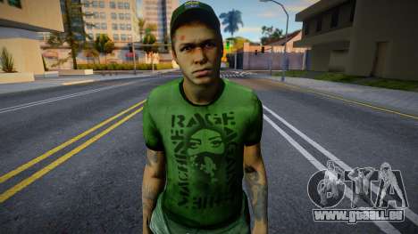 Ellis (uniforme militaire) de Left 4 Dead 2 pour GTA San Andreas