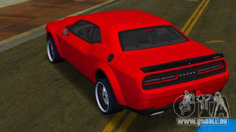 Dodge Challenger SRT Demon 17 pour GTA Vice City