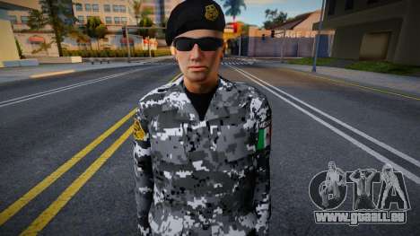 Soldat aus Fuerza Única Jalisco v5 für GTA San Andreas
