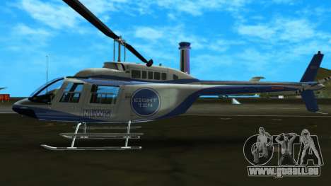 Bell 206B JetRanger News pour GTA Vice City