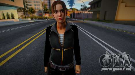 Zoe (Schwarzes Leder) aus Left 4 Dead für GTA San Andreas