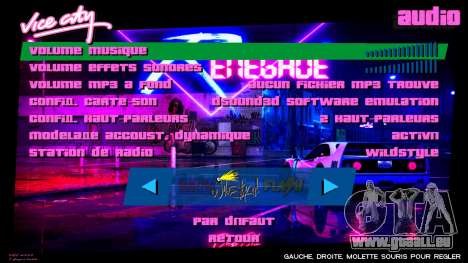 Retrowave Renegade Menu pour GTA Vice City