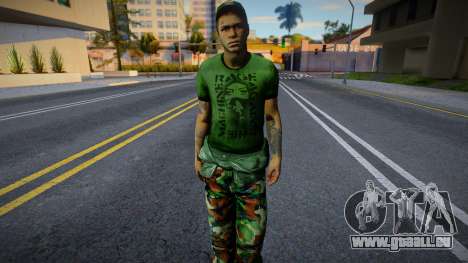 Ellis (uniforme militaire) de Left 4 Dead 2 pour GTA San Andreas